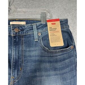 Levi's 725 High Rise Bootcut Jeans Women's 32x32 Medium Wash Stellar Stretch